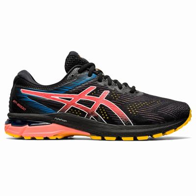 Asics Gt-2000 8 Trail - Miesten Juoksukengät - Mustat/Oranssi Punainen